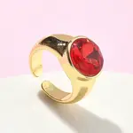 Brass Adjustable Open Cuff Rings
