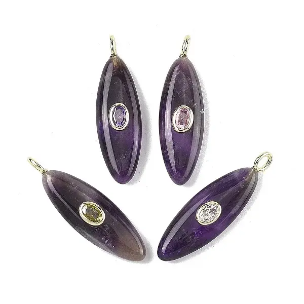 Natural Amethyst Pendants