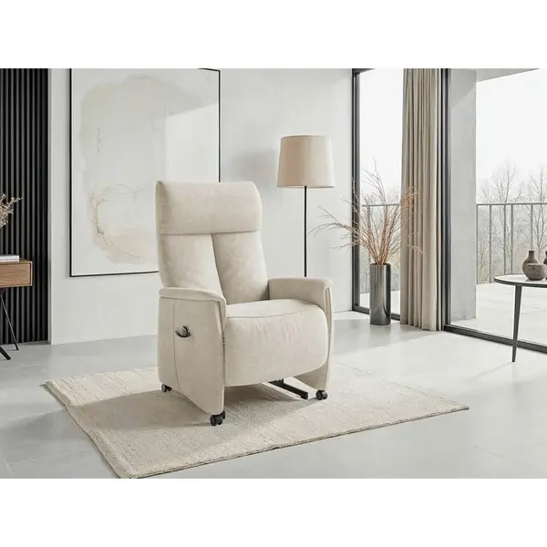 Sit & More RELAXAČNÍ KŘESLO, textil, barvy stříbra