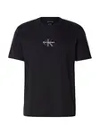 Calvin Klein Jeans Tričko  sivá / čierna / biela