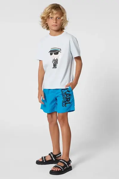 Karl Lagerfeld tričko dětské bavlněné