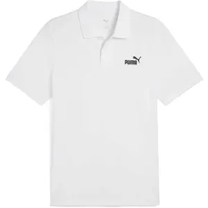 Puma ESSENTIALS NO 1.LOGO PIQUE POLO Pánské polo triko, bílá, velikost