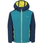 ALPINE PRO MORETO Dětská softshellová bunda, modrá, velikost 152-158