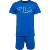 Fila SET SHORT SLEEVES T-SHIRT AND SHORT PANTS IN JERSEY Pánské pyžamo, modrá, velikost