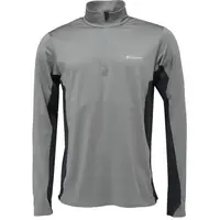 Columbia THREE PITCH HALF ZIP Pánské triko, šedá, velikost