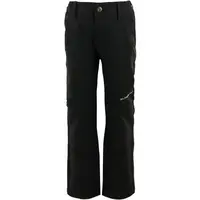ALPINE PRO HERSO Dětské softshellové kalhoty, černá, velikost 152-158