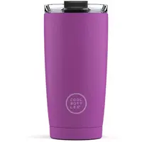 COOL BOTTLES TERMO 550 ML Nerezový termo hrnek, fialová, velikost 550 ML