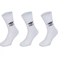 Umbro SPORTS SOCKS 3 PACK Ponožky, bílá, velikost