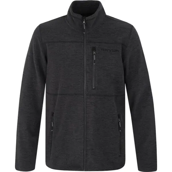 Hannah SANTON II Pánská fleecová mikina, černá, velikost