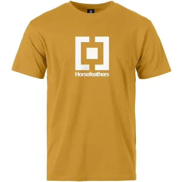 Horsefeathers BASE Pánské tričko, žlutá, velikost