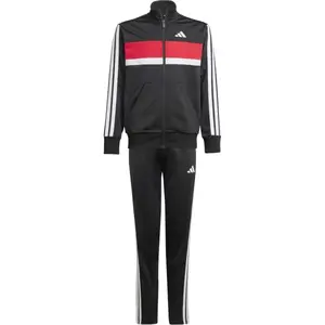 adidas 3 STRIPES TIBERIO Chlapecká souprava, černá, velikost