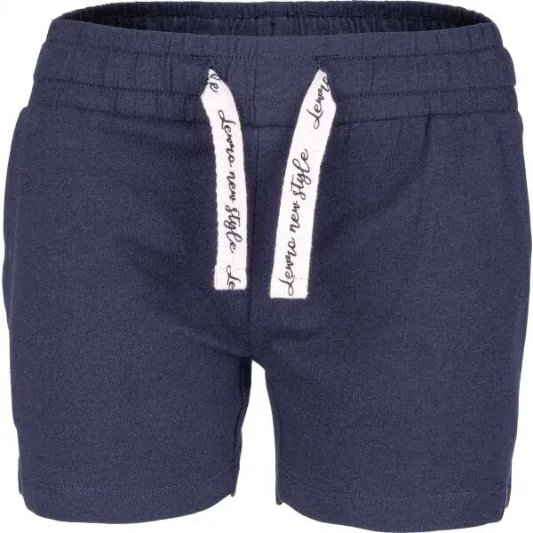 Lewro NARO Dívčí úpletové šortky, tmavě modrá, velikost 164-170
