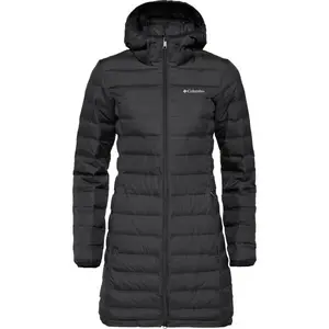 Columbia LAKE 22 II DOWN LONG HOODED JACKET Dámská zimní bunda, černá, velikost