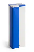 Nádoba s víkem HAY Tin Container 10,8 x 7,8 x 29,5 cm modrá barva