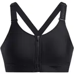 Under Armour INFINITY HIGH ZIP 2.0 Dámská podprsenka, černá, velikost