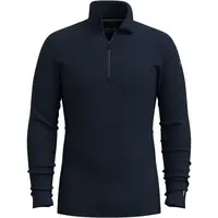 Smartwool CLASSIC THERMAL MERINO BL 1/4 ZIP Pánské termo triko, tmavě modrá, velikost XXL