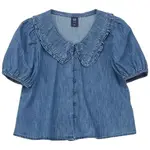 GAP FRCH RFFL Dívčí džínová halenka, modrá, velikost