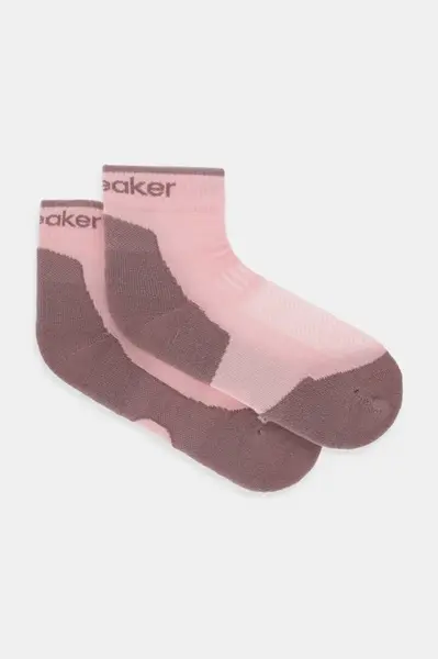 Ponožky s příměsí vlny Icebreaker Merino Hike+ Light růžová barva, IB0A578J0HS1