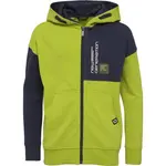 Lewro HAYCROFT Chlapecká celorozepínací mikina, světle zelená, velikost 164-170