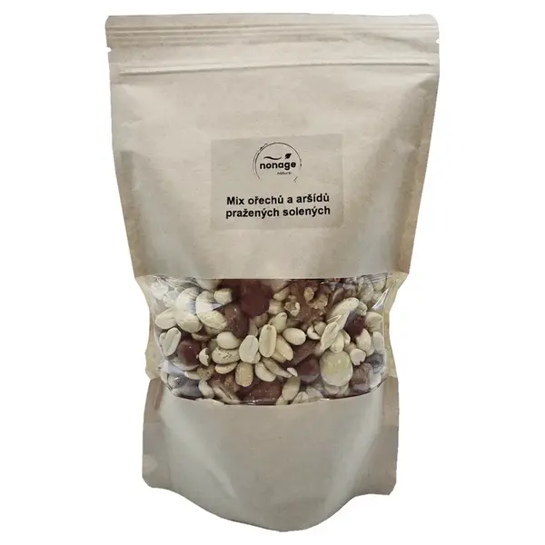 NONAGE Mix orechov a arašidov pražených solených 750 g