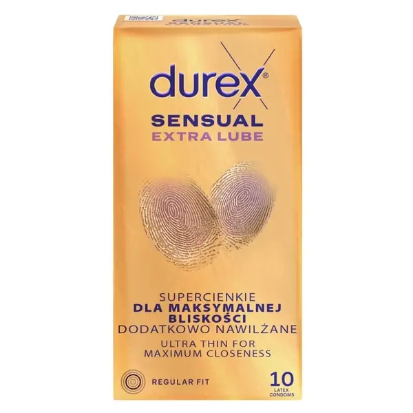 DUREX Sensual extra lube 10 kusov