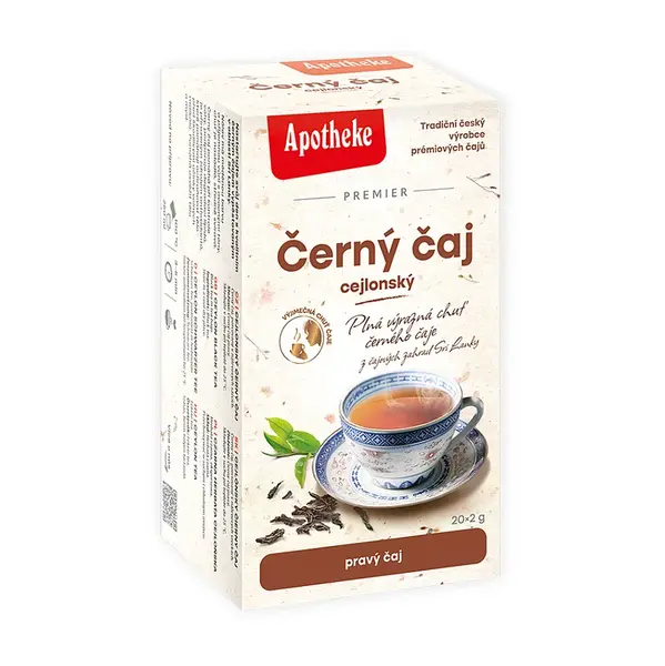 APOTHEKE Čierny čaj cejlónsky 20 vreciek