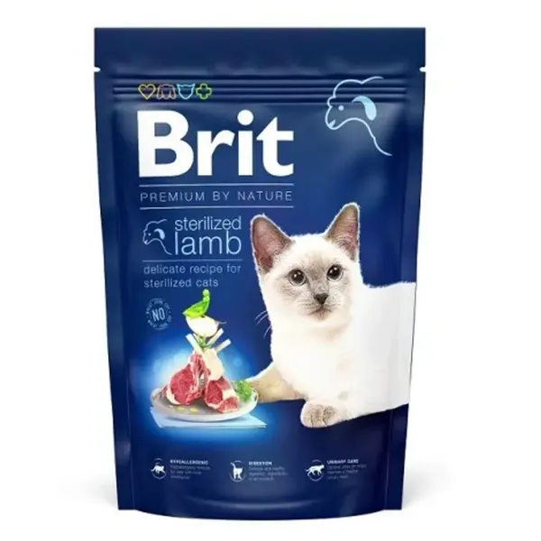 Brit Premium Cat by Nature Sterilized Lamb 800 g | P57244