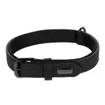 Kožený obojek Flamingo Binti černá - S