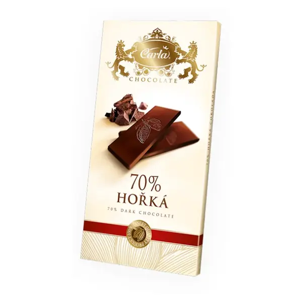 CARLA Horká čokoláda 70% 80 g
