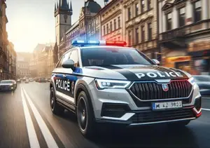 Pohlednice, auta IZS - mix