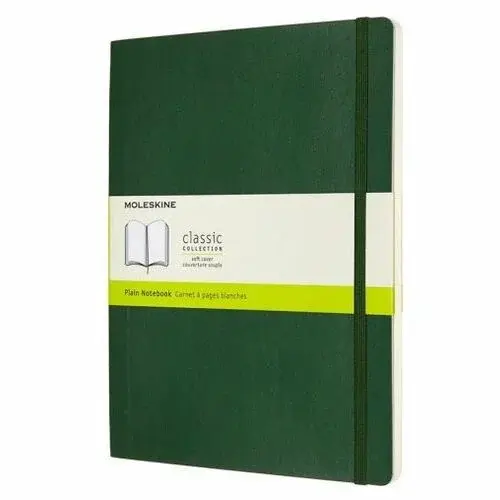 Zápisník MOLESKINE měkký čistý tm. zelený XL