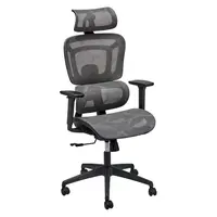 MID.YOU OTOČNÁ ŽIDLE, síťovina, šedá