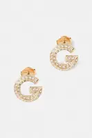 Náušnice Guess G CRYSTAL JUBE05 443JW