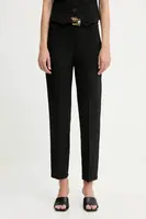 Kalhoty Answear.LAB dámské, černá barva, high waist