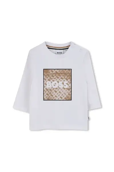 Kojenecké tričko s dlouhým rukávem BOSS