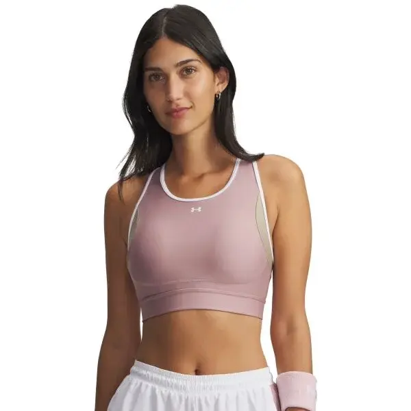 Under Armour CROSSBACK MID OPEN BACK Dámská podprsenka, růžová, velikost S