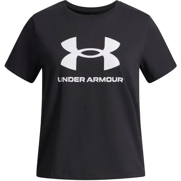 Under Armour BIG LOGO Dívčí triko, černá, velikost L