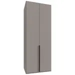 MID.YOU ŠATNÍ SKŘÍŇ S OTOČNÝMI DVEŘMI, šedá, Sahara, 90/236/58 cm