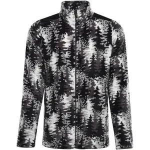 ALPINE PRO EFLIN Pánská fleecová mikina, černá, velikost