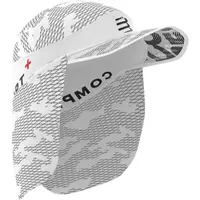 Compressport ICE CAP SUN SHADE Běžecká čepice se stínítkem, bílá, velikost