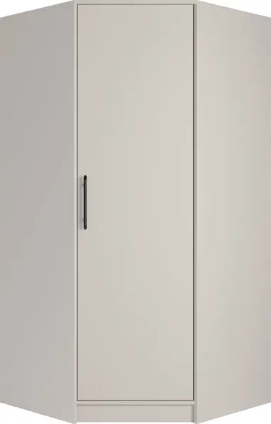 Rohová šatní skříň Smart SR4 Barva korpusu + barva dveří: Kašmír