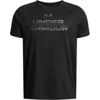 Under Armour SPLIT WORDMARK Chlapčenské tričko, čierna, veľkosť L