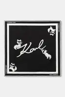 Hedvábný šátek Karl Lagerfeld IKON