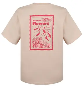 Husky Tee Stamp L XL, beige Dámské bavlněné triko