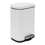 Spirella Spirella pedálový odpadkový kôš akira matná biela oceľ 5 l 10.19835