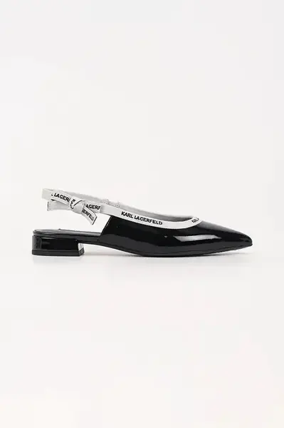 Kožené baleríny Karl Lagerfeld KERRIE