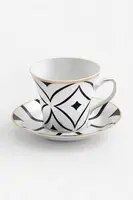 Šálka ​​s podšálkou La Mania Bauhaus 200 ml