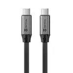 Kabel Tactical Fat Man 2.0 Cable USB-C/USB-C 1m, šedá