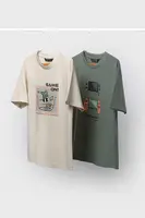 Dětské bavlněné tričko Mayoral 2-pack