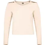 NAX GALEBA Dámská bavlněná mikina, lososová, velikost